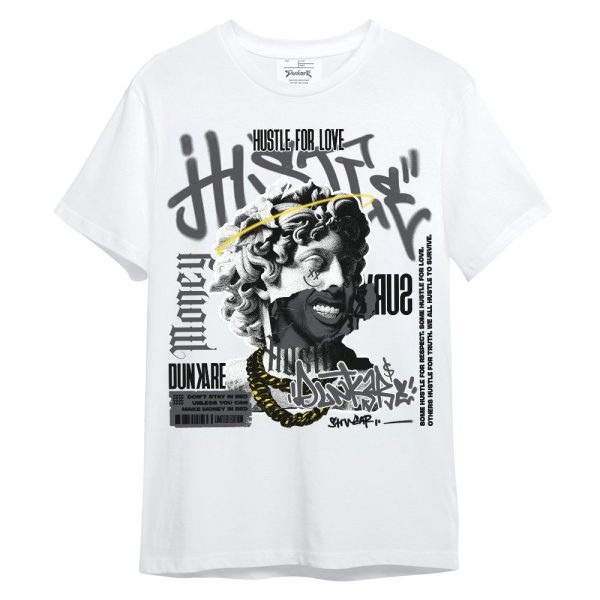 White Thunder 4s Shirt, Hustles Streetwear Unisex Shirt Matching Jordan Shirt Jezsport.com