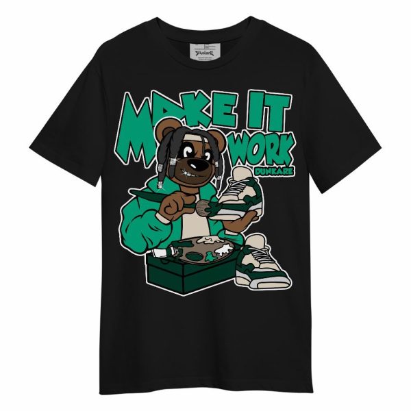 Oxidized Green 4s Shirt - Pull It Off Bear Unisex Shirt Matching Jordan Shirt Jezsport.com