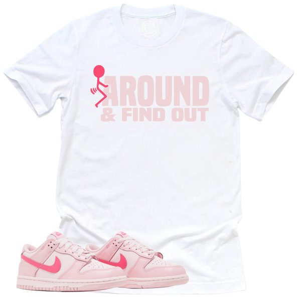 Find Out Shirt, Retro Dunk Triple Pink Sneaker Match Tee Jezsport.com