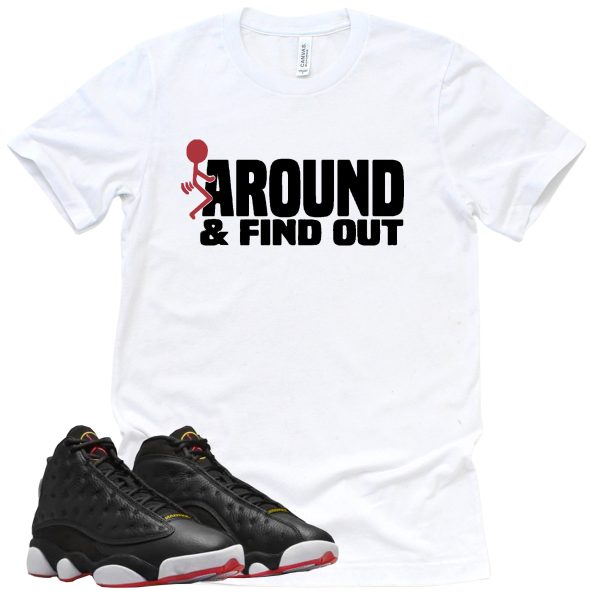 Find Out Shirt Retro Air Jordan 13 Playoffs Sneaker Match Tee Jezsport.com