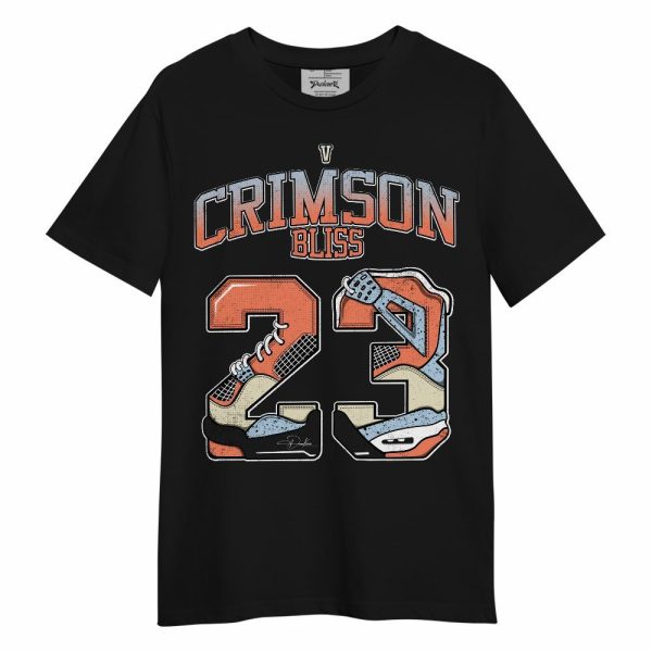 DJ Khaled Crimson Bliss 5s Shirt, Number 23 4s Unisex Shirt Matching Jordan Shirt Jezsport.com