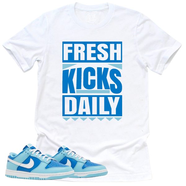 Fresh Kicks Daily Shirt, Retro Dunk Low Argon Sneaker Match Tee Jezsport.com