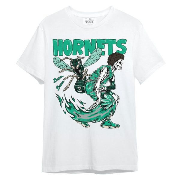 Oxidized Green 4s Shirt - Hornet Skeleton Unisex Shirt Matching Jordan Shirt Jezsport.com