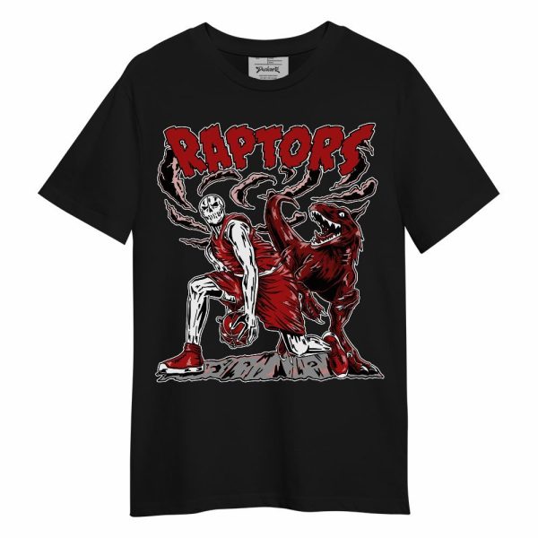 Red Taxi 12s Shirt - Raptors Skeleton Unisex Shirt Matching Jordan Shirt Jezsport.com