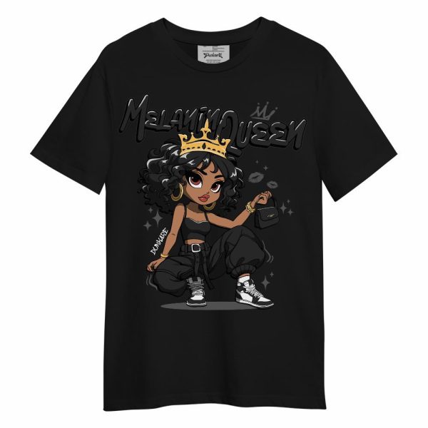 White Thunder 4s Shirt, Melanin Queen Pretty Unisex Shirt Jezsport.com