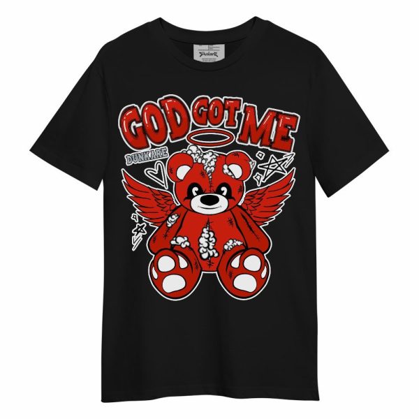 Retro Cherry 11s Shirt - Gods Guides Me Bear Unisex Shirt Matching Jordan Shirt Jezsport.com