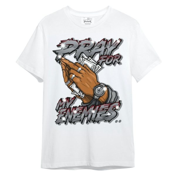 Retro Fire Red 9s Shirt - Prayed For Enemies Graphic Unisex Shirt Matching Jordan Shirt Jezsport.com