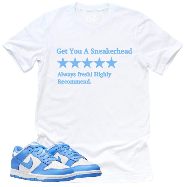 Get You A Sneakerhead Shirt, Retro Dunk Low University Blue Sneaker Match Tee Jezsport.com