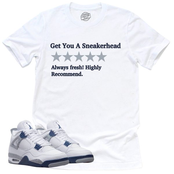 Get You A Sneakerhead Shirt Retro Air Jordan 4 Midnight Navy Sneaker Match Tee Jezsport.com