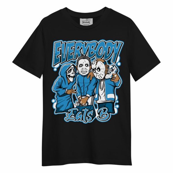 Powder Blue 9s Shirt - Everybody Eatin Bro Graphic Unisex Shirt Matching Jordan Shirt Jezsport.com