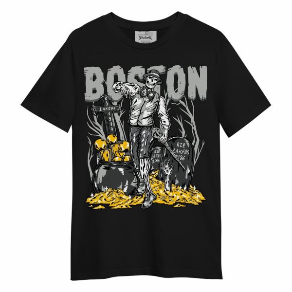 Paris Cement Grey 4s Shirt - Goldrush Skeleton Unisex Shirt Matching Jordan Shirt Jezsport.com