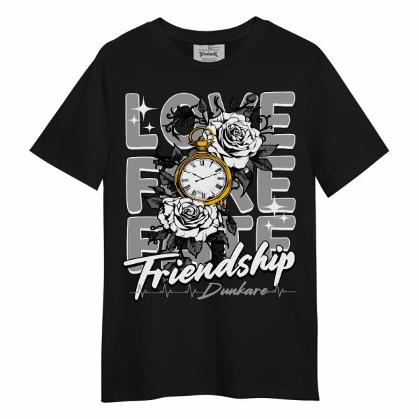 Black Wolf Grey 12s Shirt, Love, Fake, Fate Friendship Unisex Shirt Matching Jordan Shirt Jezsport.com