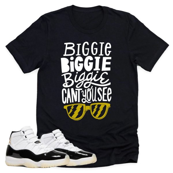 Can't You See Shirt, Retro Air Jordan 11 Gratitude Sneaker Match Tee Jezsport.com