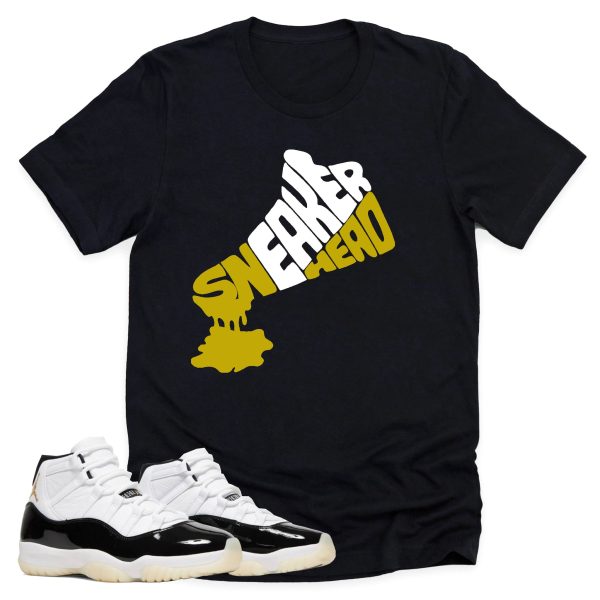 Dripping Sneakerhead Shirt, Retro Air Jordan 11 Gratitude Sneaker Match Tee Jezsport.com