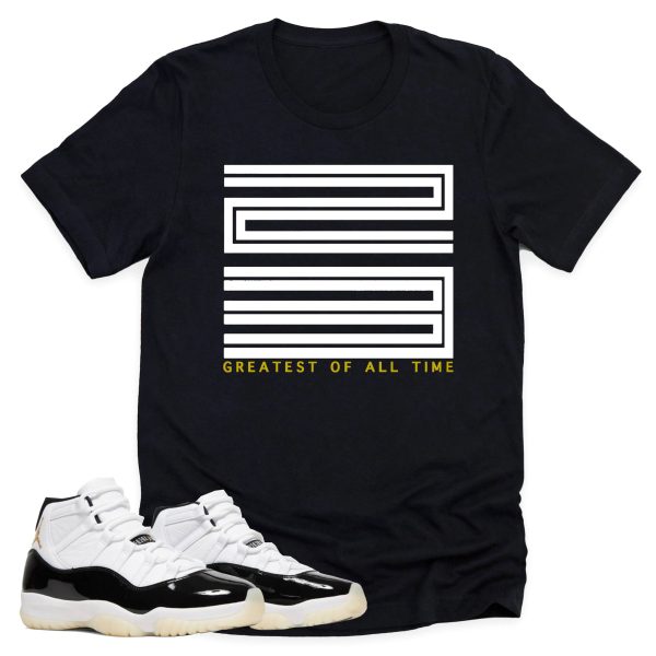 Greatest Of All Time Shirt, Retro Air Jordan 11 Gratitude Sneaker Match Tee Jezsport.com