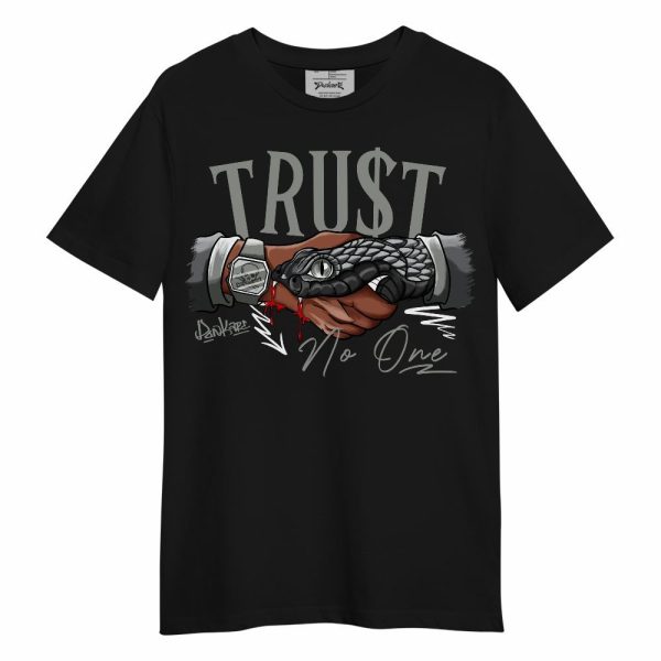 Paris Cement Grey 4s Shirt, Snake Trust No One Unisex Shirt Matching Jordan Shirt Jezsport.com