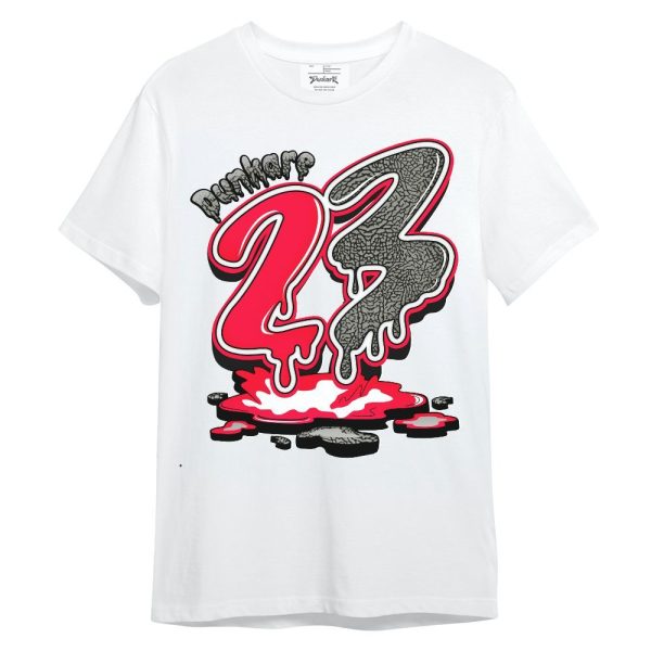 Retro Fire Red 3s Shirt, 23 Drip Unisex Shirt Matching Jordan Shirt Jezsport.com