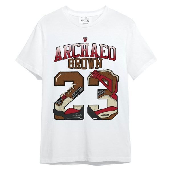 Archaeo Brown 5s Shirt, Number 23 4s Unisex Shirt Matching Jordan Shirt Jezsport.com