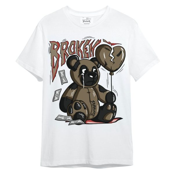 Olive 9s Shirt - Broken Bear Shirt Unisex Oufit Unisex Shirt Jezsport.com