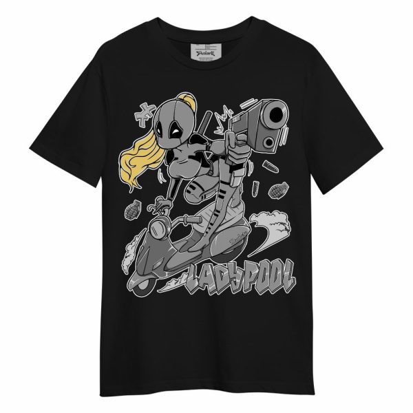 Black Wolf Grey 12s Shirt - Lady Pool Cartoon Unisex Shirt Matching Jordan Shirt Jezsport.com