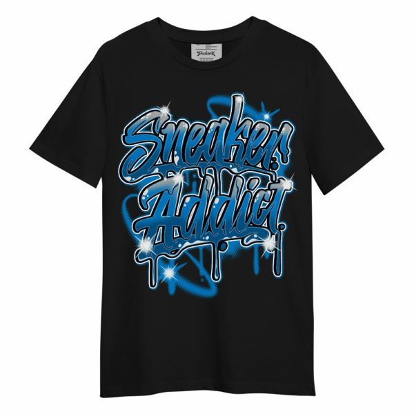 Industrial Blue 4s Shirt - Addiction Sneakers Graphic Unisex Shirt Matching Jordan Shirt Jezsport.com