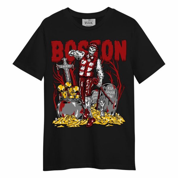 Red Taxi 12s Shirt - Goldrush Skeleton Unisex Shirt Matching Jordan Shirt Jezsport.com