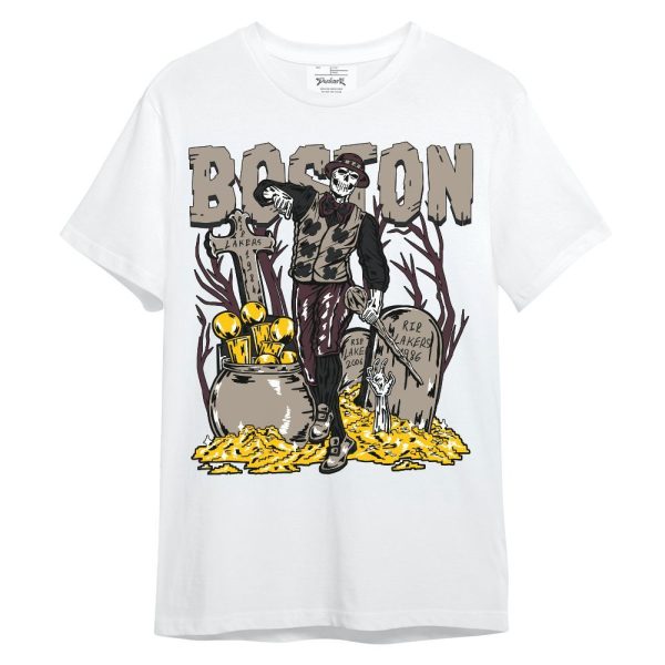 AMM Retro Phantom 4s Shirt - Goldrush Skeleton Unisex Shirt Matching Jordan Shirt Jezsport.com