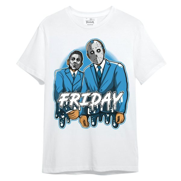 Powder Blue 9s Shirt - Friday Halloween Graphic Unisex Shirt Matching Jordan Shirt Jezsport.com