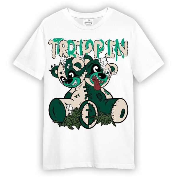 Oxidized Green 4s Shirt - Trippin Bear Shirt Unisex Matching Jordan Shirt Jezsport.com