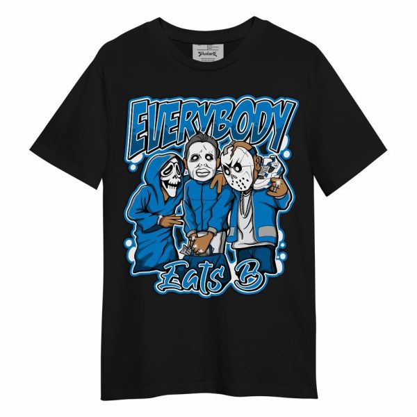 Industrial Blue 4s Shirt - Everybody Eatin Bro Graphic Unisex Shirt Matching Jordan Shirt Jezsport.com