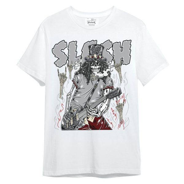 Cement Grey 3s Shirt - Slash Skeleton Unisex Shirt Matching Jordan Shirt Jezsport.com