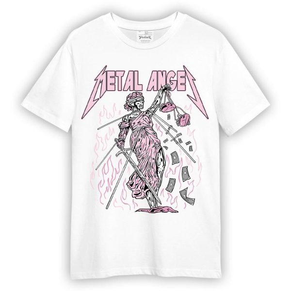 Orchid 4s Shirt - Metal Angel Skeleton Shirt Unisex Matching Jordan Shirt Jezsport.com