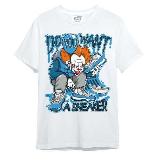 Powder Blue 9s Shirt - Clown Scary Sneakers Halloween Graphic Unisex Shirt Jezsport.com