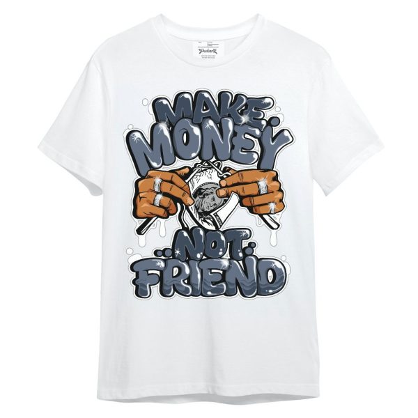 Low Diffused Blue 11s Shirt - Make Money Not Friend Graphic Unisex Shirt Matching Jordan Shirt Jezsport.com