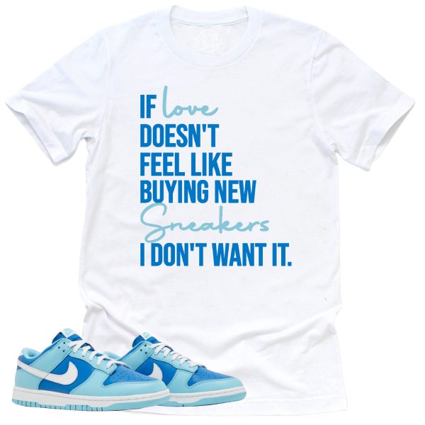 If Love Shirt, Retro Dunk Low Argon Sneaker Match Tee Jezsport.com