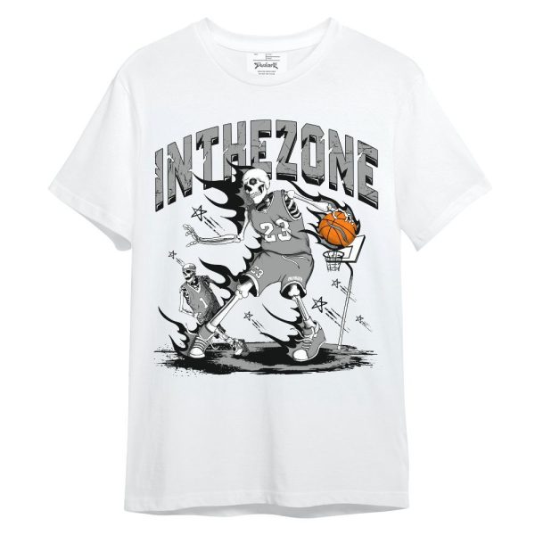 Black Wolf Grey 12s Shirt, 23 G.O.A.T Skeleton Basketball Unisex Shirt Matching Jordan Shirt Jezsport.com