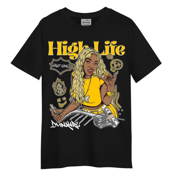 Vivid Sulfur 4s Shirt - Hi'life Unique Shirt Unisex Matching Jordan Shirt Jezsport.com