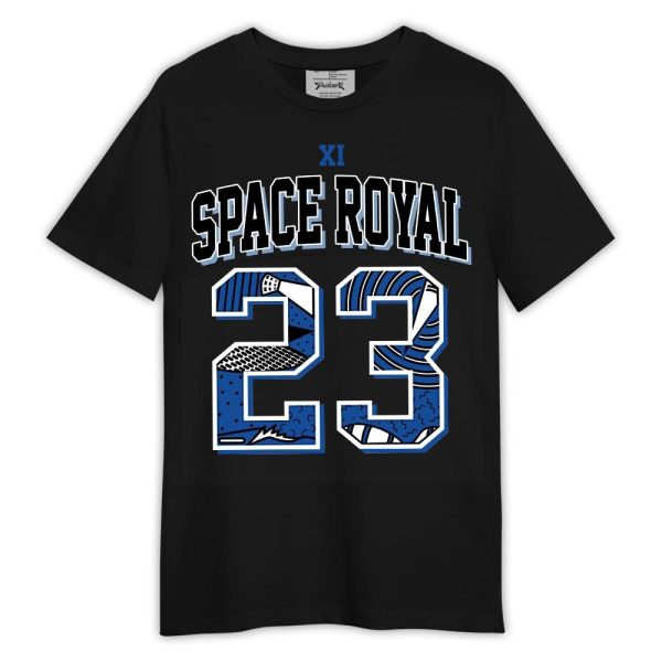 Low Space Royal 11s Shirt, 90s Retro Number 23 Shirt Outfit Matching Jordan Shirt Jezsport.com