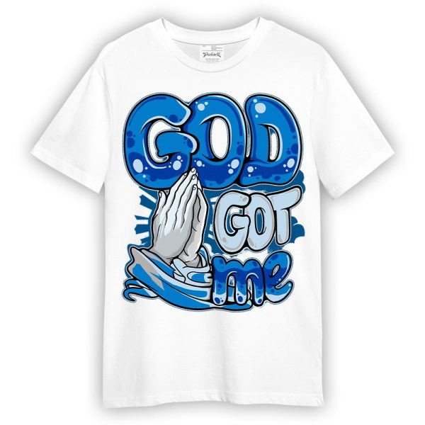 Industrial Blue 4s Shirt - God's Gotten Graphic Shirt Unisex Matching Jordan Shirt Jezsport.com