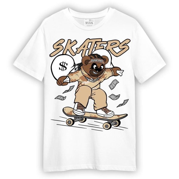 Desert Camo 3s Shirt - Skaters Bear Shirt Unisex Matching Jordan Shirt Jezsport.com