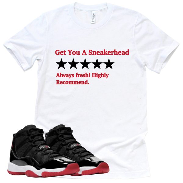 Get You A Sneakerhead Retro Air Jordan 11 BRED Sneaker Match Tee Jezsport.com