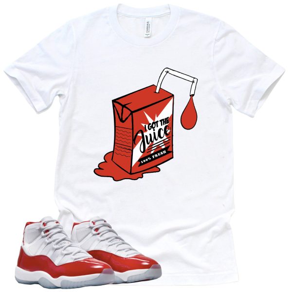 I Got The Juice Retro Air Jordan 11 Cherry Red Sneaker Match Tee Jezsport.com