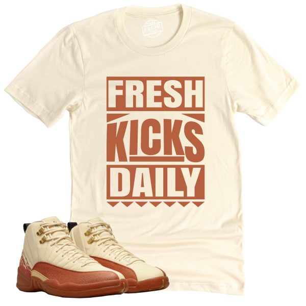 Fresh Kicks Daily Shirt Retro Air Jordan 12 Eastside Golf Sneaker Match Tee Jezsport.com