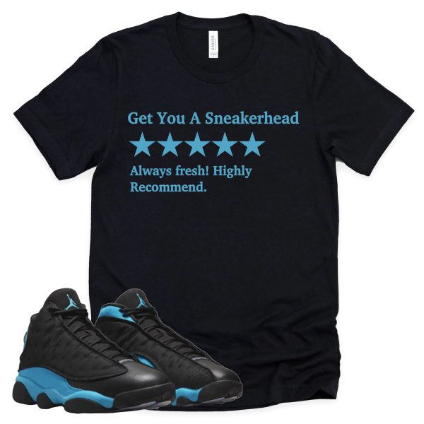 Get You A Sneakerhead Shirt Retro Air Jordan 13 Black University Blue Sneaker Match Tee Jezsport.com