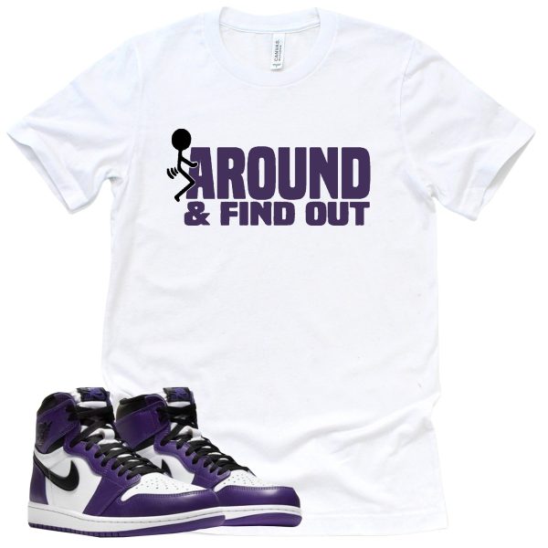 Find Out Shirt Court Purple 1s Sneaker Match Tee Jezsport.com