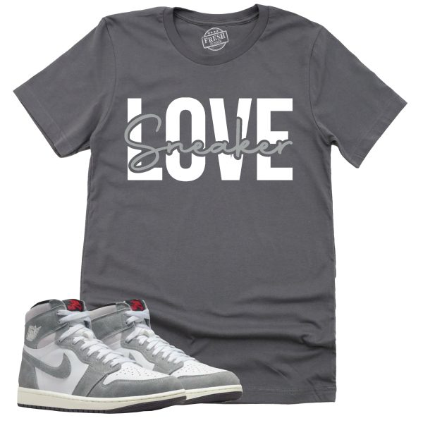 Sneaker Love Shirt Retro Air Jordan 1 Washed Heritage Sneaker Match Tee Jezsport.com