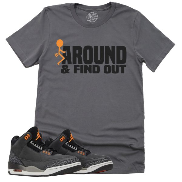 Find Out Shirt, Retro Air Jordan 3 Fear Sneaker Match Tee Jezsport.com