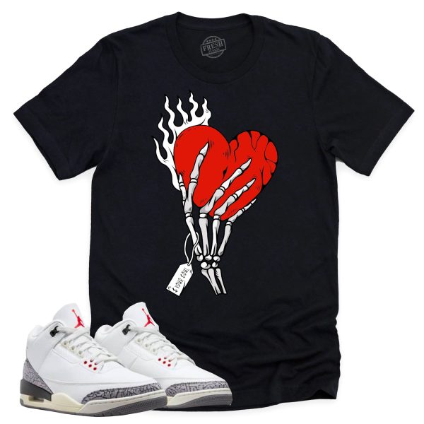 Cost Your Soul Shirt Retro Air Jordan 3 White Cement Re-imagined Sneaker Match Tee Jezsport.com