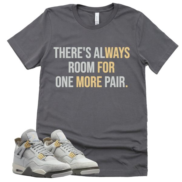 One More Pair Shirt Retro Air Jordan 4 Craft Photon Dust Sneaker Match Tee Jezsport.com