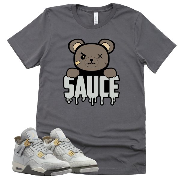 Sauce Shirt Retro Air Jordan 4 Craft Photon Dust Sneaker Match Tee Jezsport.com